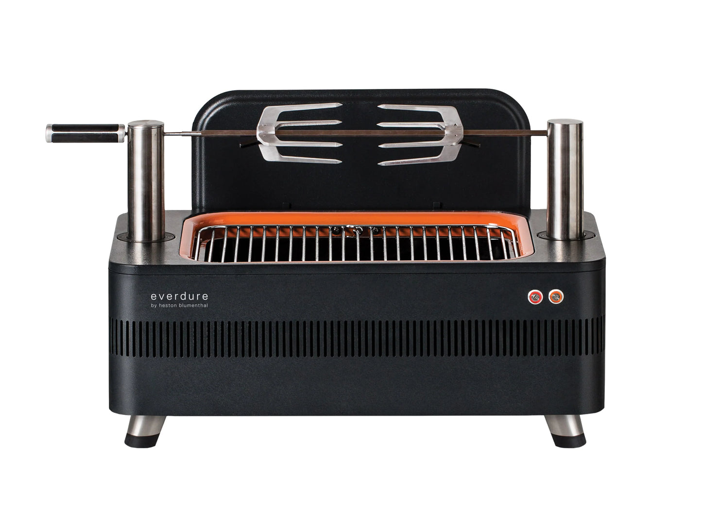 2026 Barbacoa de Carbón con Encendido Eléctrico – 1400W Fast Flame Ignition™ – Incluye Rosticero (15 kg) y Soporte de Pie