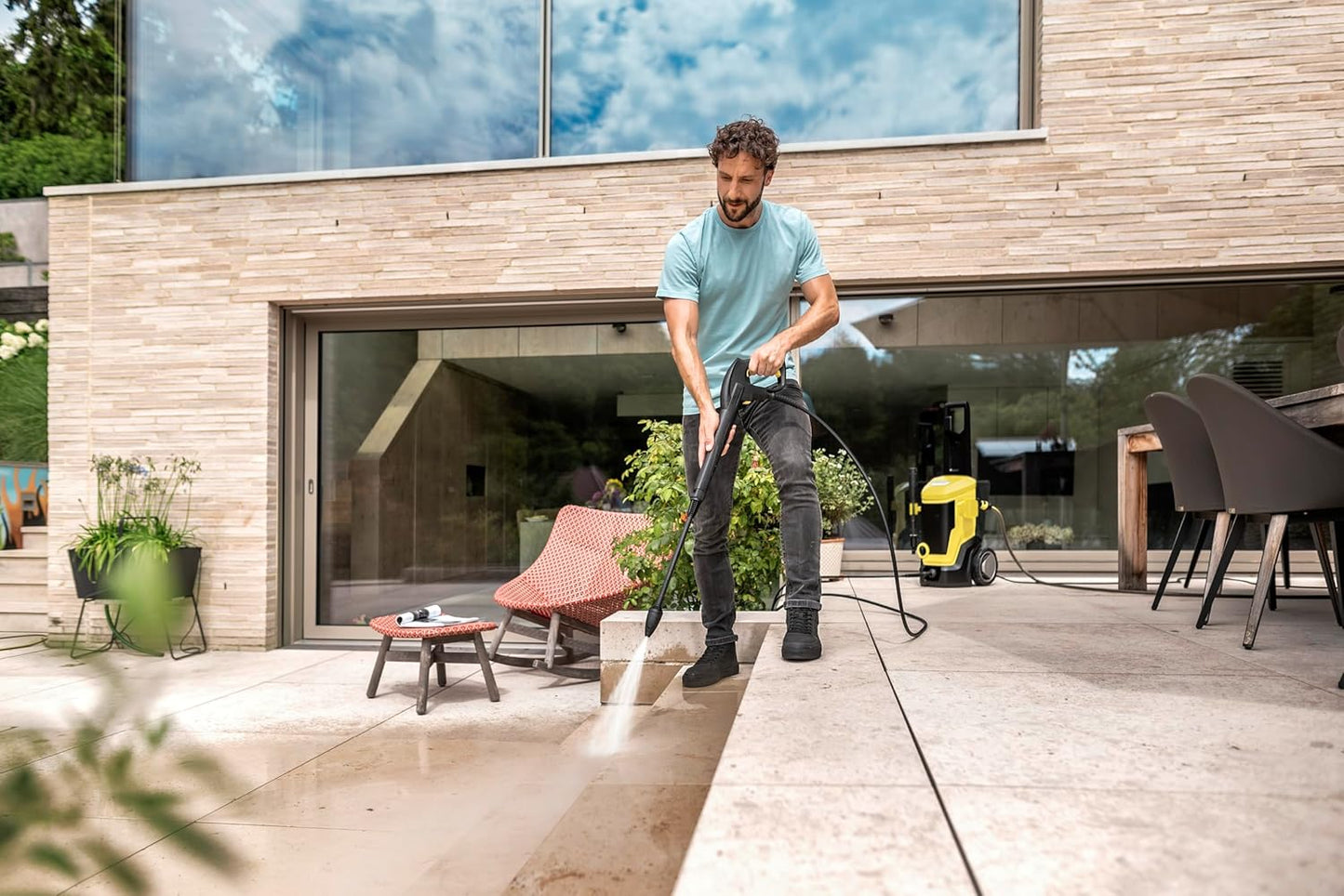 Kärcher K 7 Premium Smart Control Flex Home Pressure Washer, Pressure: 180 Bar, Flow Rate: 600 l/h, Performance: 60 m²/h, Water Filter, Weight: 18 kg, Flex Hose, Multi Jet Lance