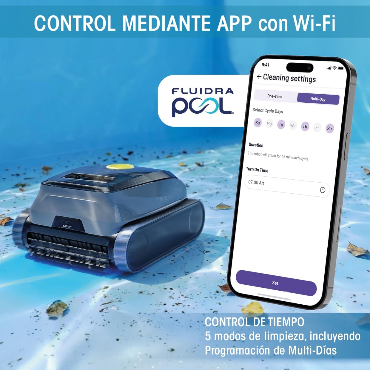 Zodiac Freedom Lite-Robot Limpiafondos de Piscina Inalámbrico con Batería de Litio. Limpieza de Suelo, Paredes y línea de Agua. Doble Filtración. Ciclos de hasta 3 Horas por Carga.