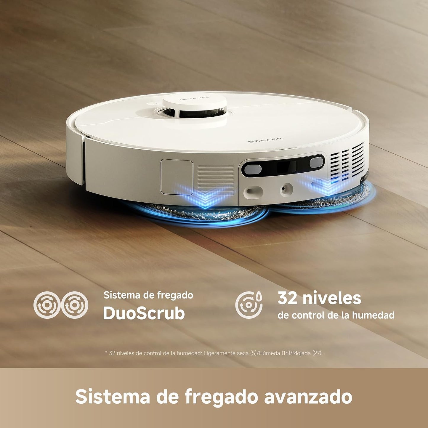 DREAME L10s Ultra Gen 3 Kit Robot Aspirador y Friegasuelos, Succión de 25.000Pa, Cepillo Lateral y Mopa Extensible, AceClean DryBoard y Autolimpieza Automática de Mopa, Secado con Aire Caliente