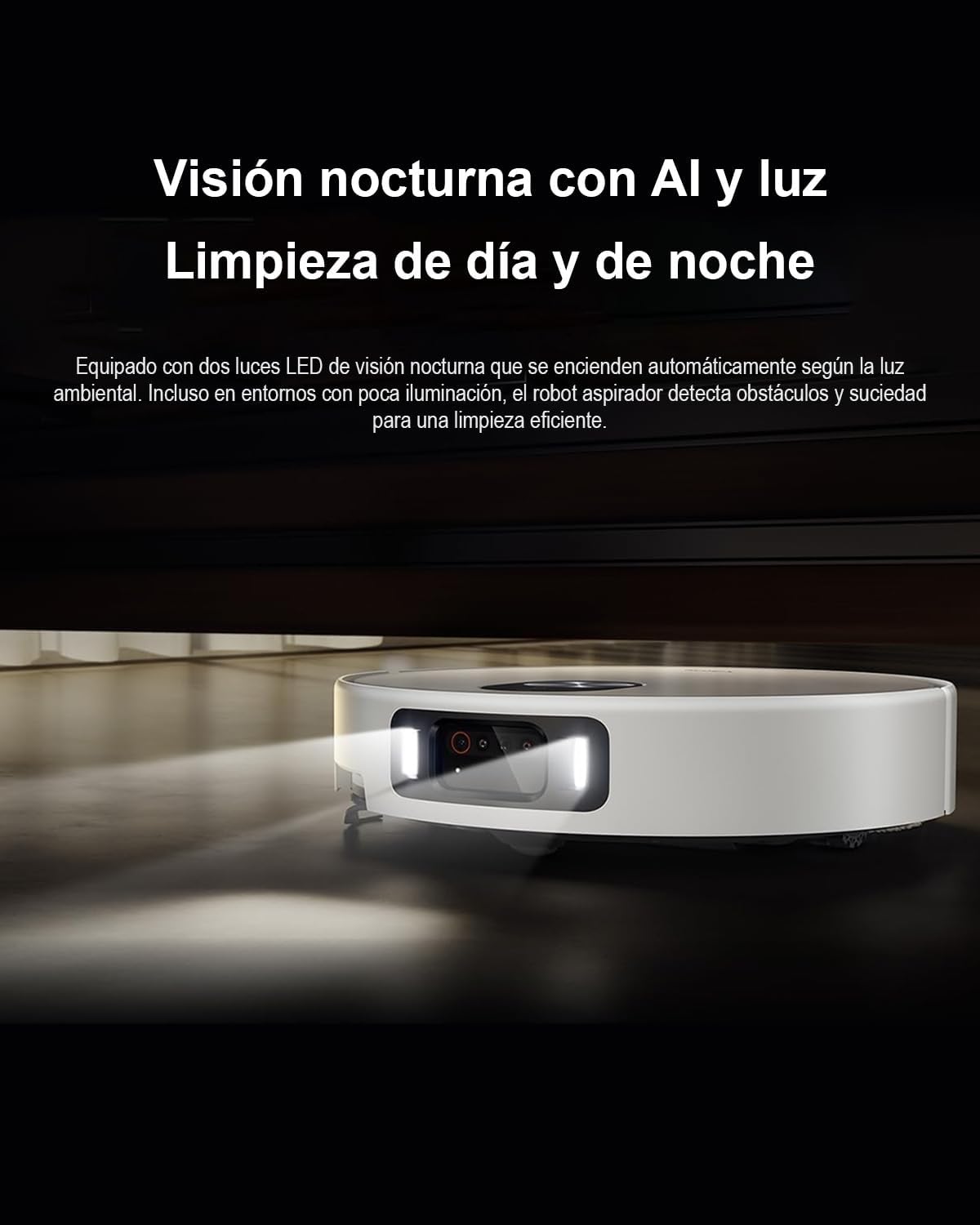 XIAOMI Robot Vacuum 5 Pro - Robot Aspirador y Fregasuelos Inteligente, 20 000 Pa,Videollamada Unidireccional en Alta Definición,Radar Inteligente,Limpieza Profunda de Polvo, Pelo y Migas
