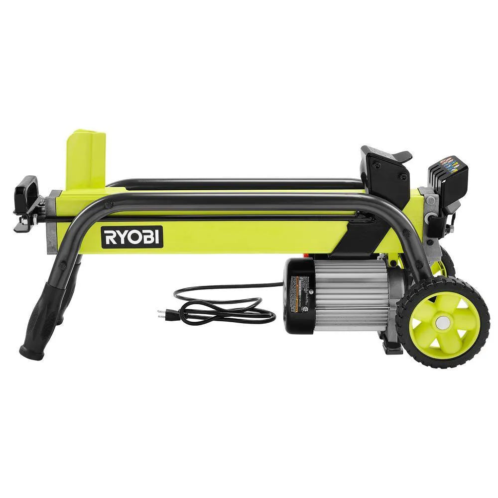 2026 Divisora de troncos eléctrica RYOBI RYAC490 de 5 toneladas y 15 amperios
