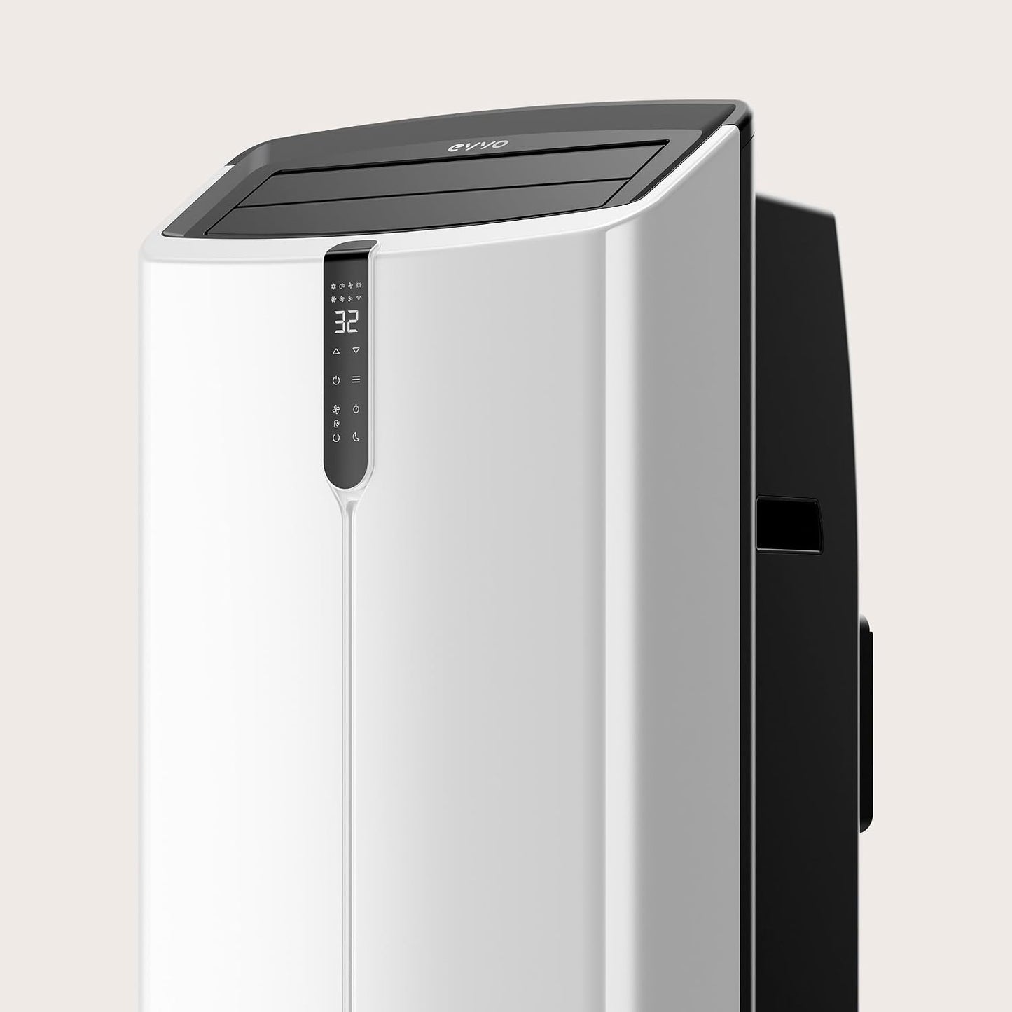 EVVO Clima Silent - Aire Acondicionado Portátil hasta12000 BTU con Bomba de Calor - Pingüino Frío y Calor, Deshumidificador, Modo Noche y Función Turbo. Incluye Kit de Ventana (P12)
