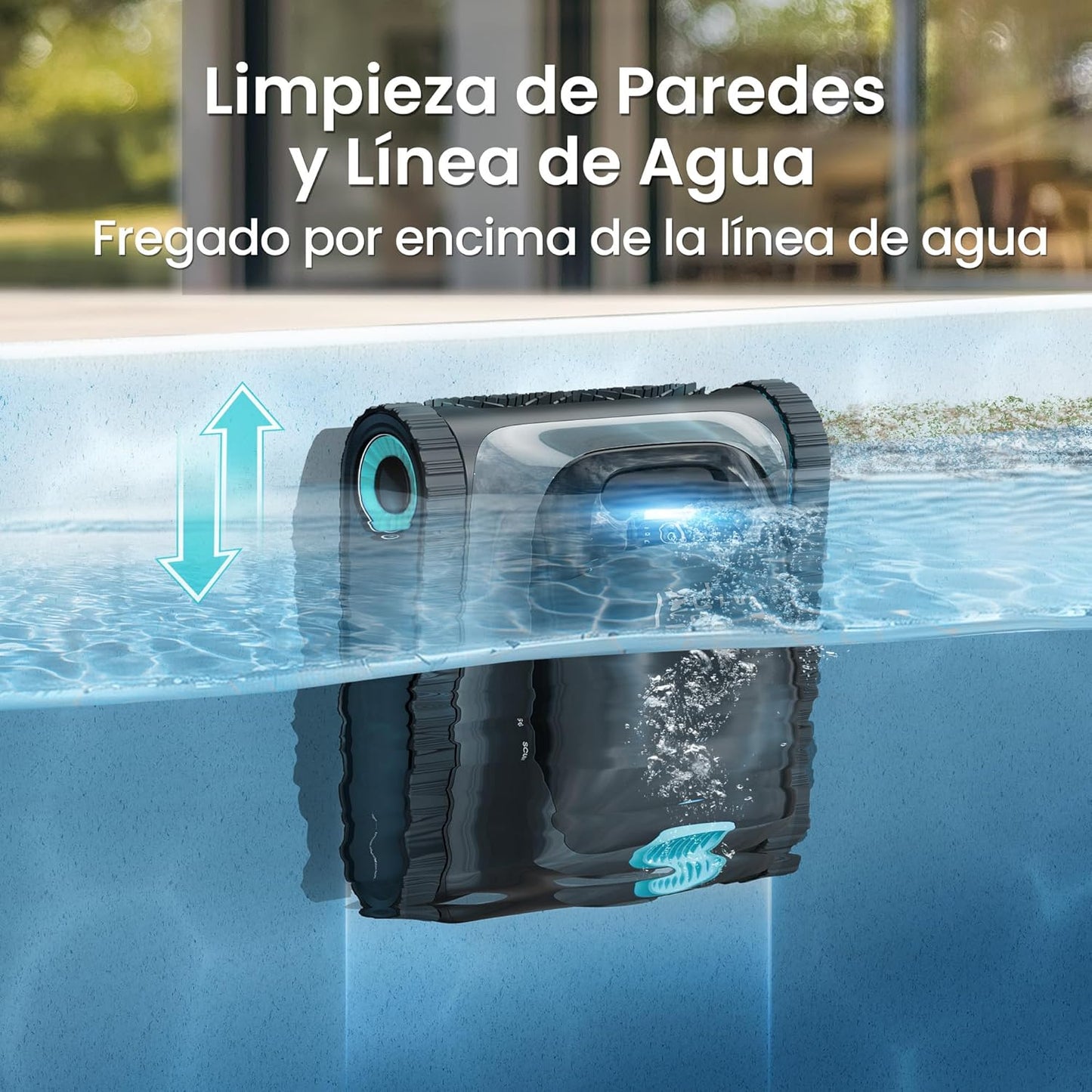 (2026 Upgrade) AIPER Scuba S1 Robot Piscina Limpiafondos y Paredes, Aspirador Piscinas Fondos con Batería Mejorada 270 min, Navegación Smart de Alta Precisión, Filtración Ultrafina + App y OTA