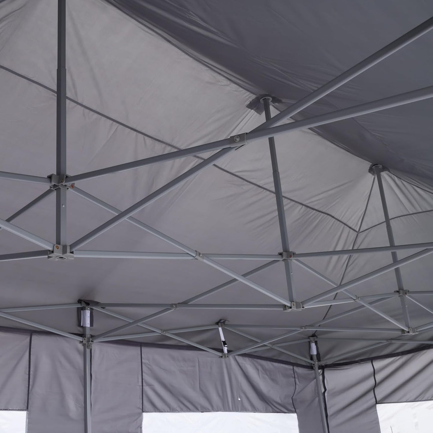 COBIZI Carpa Plegable 3x6 con Pared Lateral,Impermeable Carpa Plegable,Carpas para Exteriores Pergola,Cenadores para Jardin Fiesta Camping Playa (3 por 6m Negro)