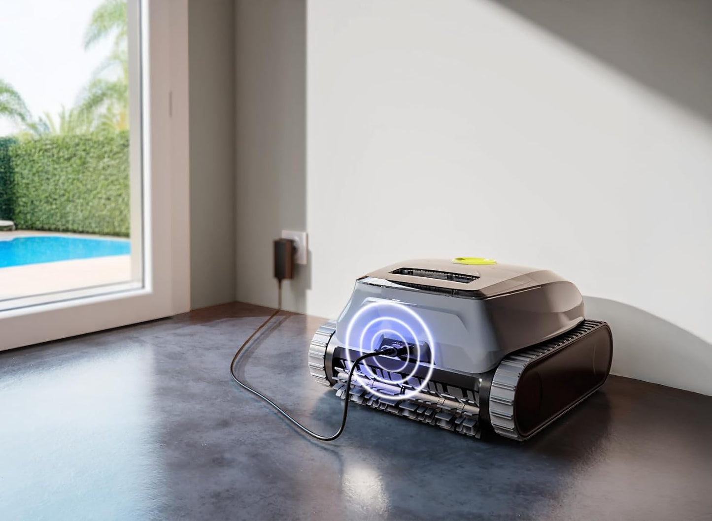 Zodiac Freedom Lite-Robot Limpiafondos de Piscina Inalámbrico con Batería de Litio. Limpieza de Suelo, Paredes y línea de Agua. Doble Filtración. Ciclos de hasta 3 Horas por Carga.