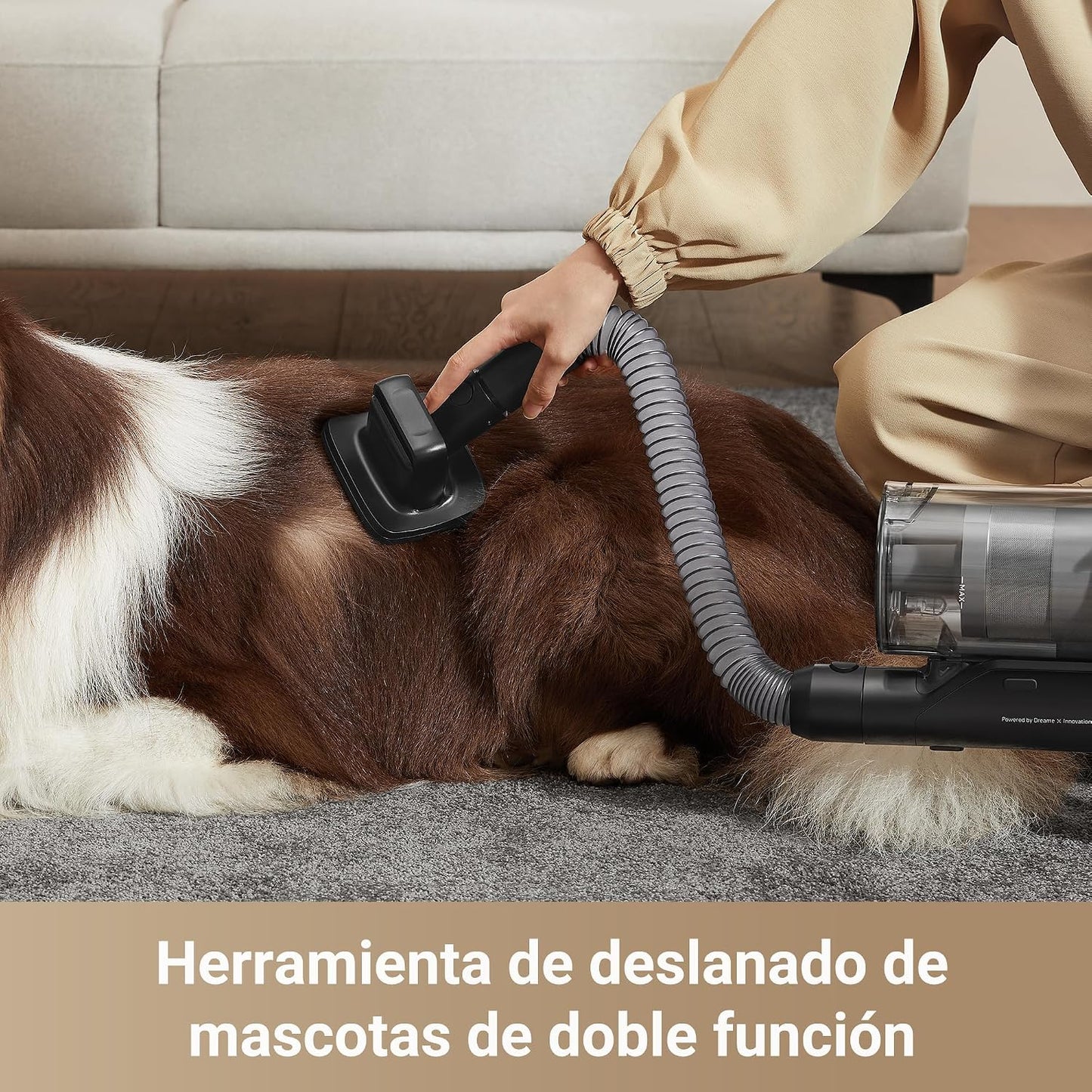DREAME Z30 Aspiradora sin Cable, 28000 PA/310 AW Aspiradora con Motor de Alta Velocidad, Máximo 90 Min, Filtro Hepa H14, Revelación de Polvo, Detección de Suciedad, Ajuste Automático de Succión