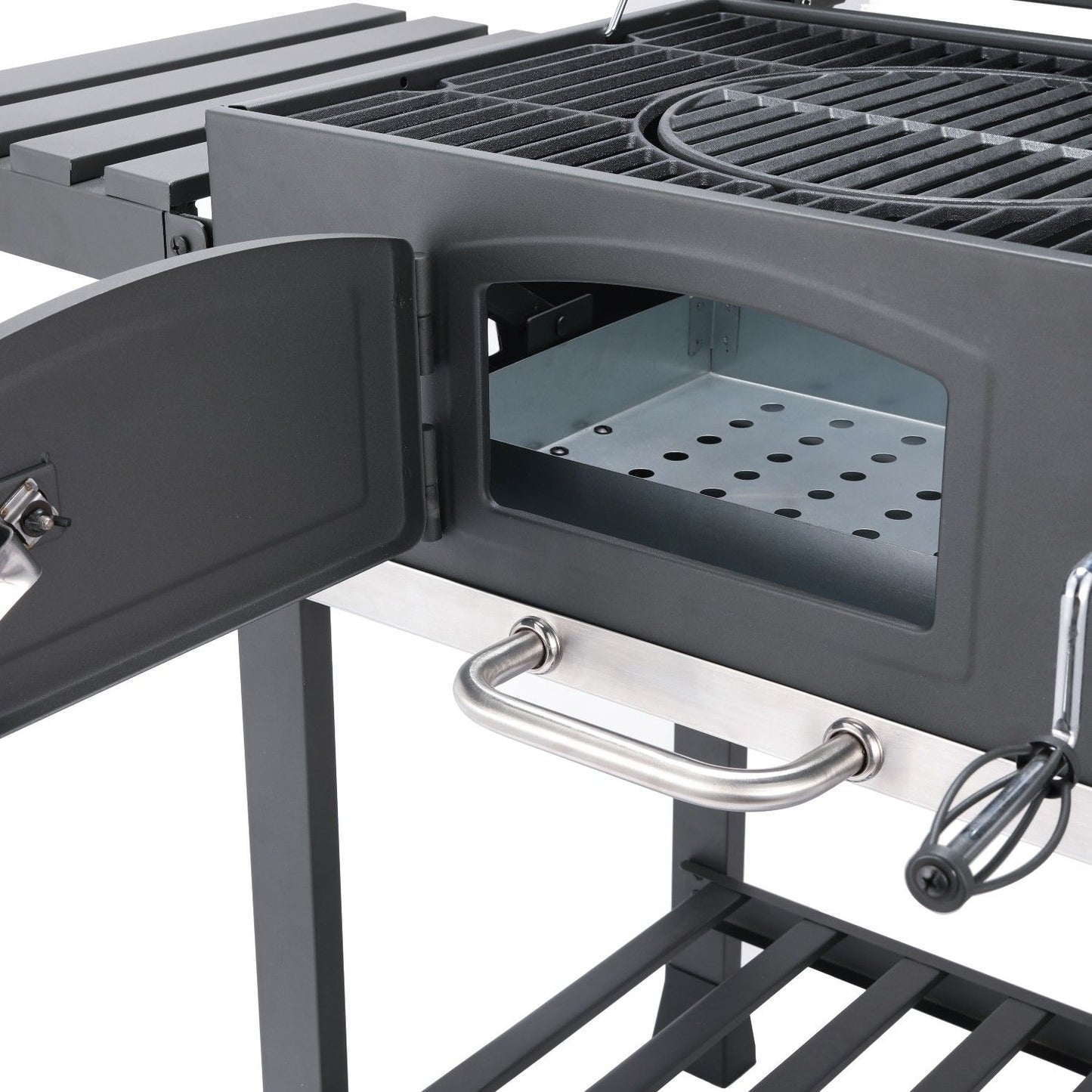 Barbacoa De Carbón Bernard, Recuperador De Cenizas, Aireadores,