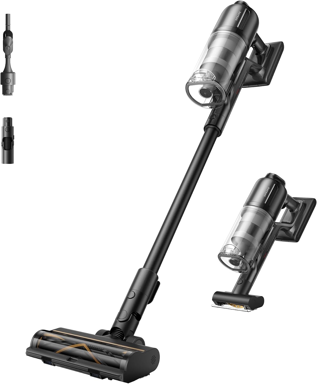 DREAME Z10 Aspirador Sin Cable, 24000 PA/Succión de 210 AW, Tiempo de Limpieza MAX 90 min, 99,99% de Eficiencia de Filtrado, Filtro HEPA H14, Aspirado Antienredos en Varias Superficies