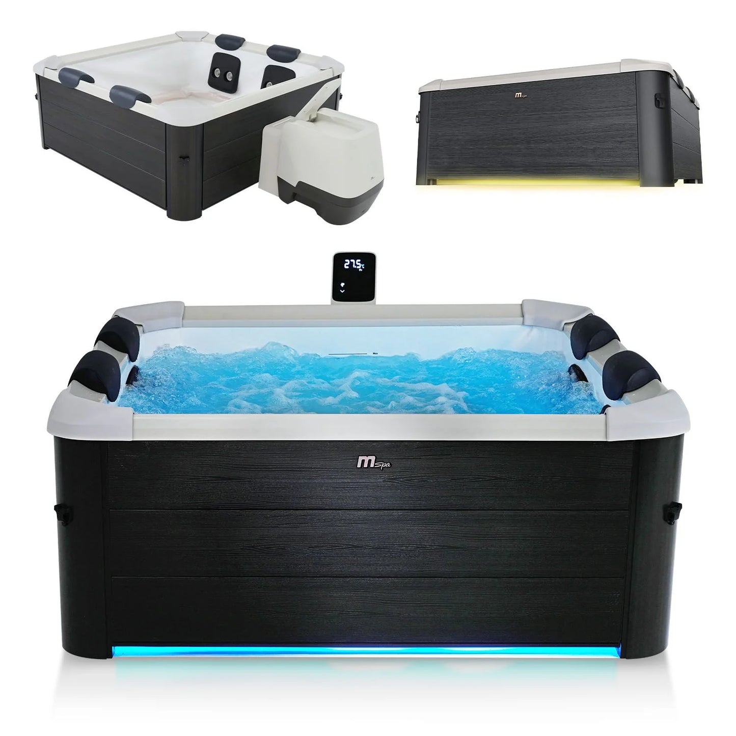 2026 Spa Whirlpool Oslo con iluminación LED